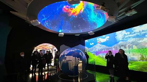 Video Mapping and Dome Projection at Abbas Abad