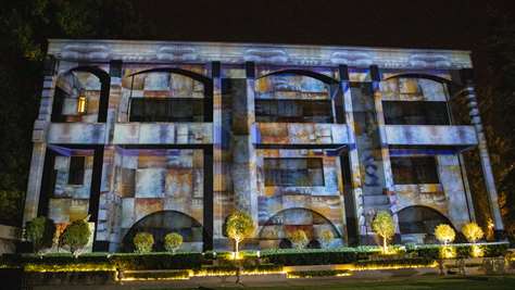 Goldis Tile's Projection Mapping 2nd annual celebration