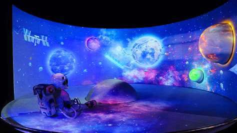 ویدئو مپینگ کهکشان کاریزما در نمایشگاه بین المللی بورس، بانک و بیمه