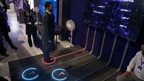 Interactive games at the International Exhibition of Automotive Parts