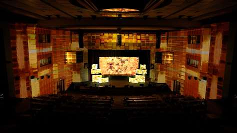 Stage Decor Design and  Projection Mapping , and interactive corridor of the annual seminar of  Pakhsh Alborz Company in Kish