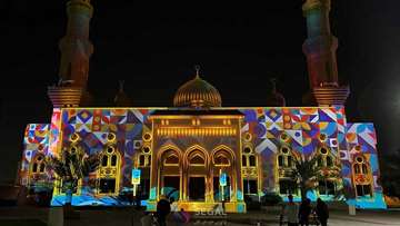 مهرجان أضواء الشارقة  - دبا الحصن -dibba al hisn mosque