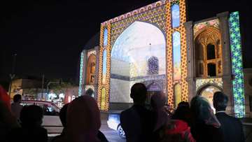 نورپردازی عالی قاپوی قزوین