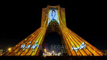نورپردازی فجر چهل برج آزادی