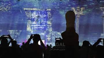 نورپردازی سه بعدی ارگ کریمخان شیراز 