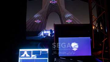 flight 752 video mapping projection mapping azadi tower هواپیما اوکراینی  ویدئو مپینگ  پرواز 752