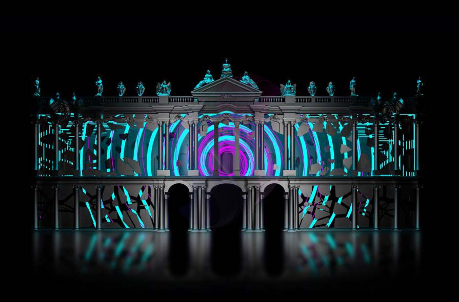 3D Building Projection Mapping